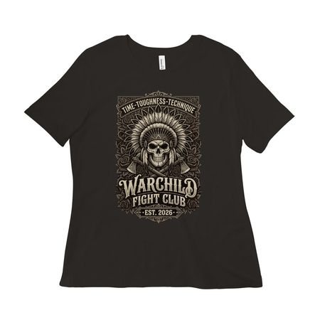 WarChild Fight Club, a Black Women?s Relaxed Cotton Tee