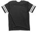 Vintage Football Style, a Vintage Smoke / White Football Jersey Tee (back-view)