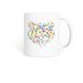 Disco Bear Mug, a White Coffee Mug