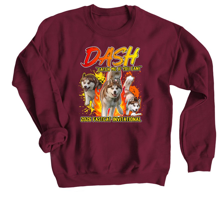 Dash FCI 2026, a Maroon Crewneck Sweatshirt
