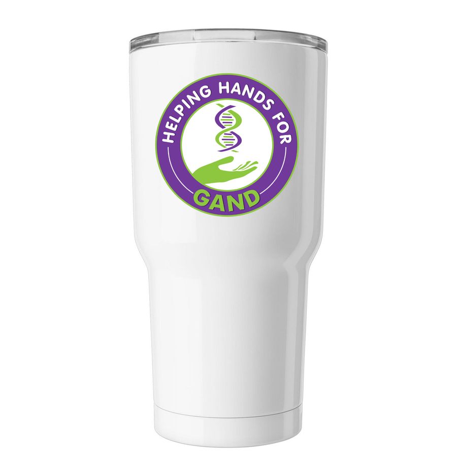 Cheers On-the-Go!, a White Insulated Tumbler