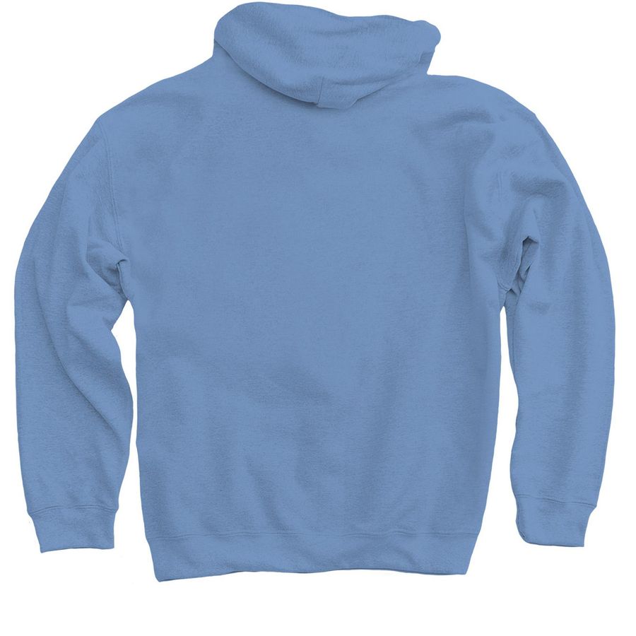 Mind Shift Hoodie, a Carolina Blue Pullover Hoodie (back-view)