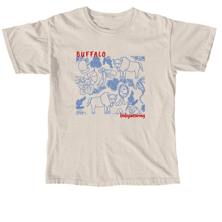 Buffalo Babywearing, a Ivory Comfort Colors Unisex Tee