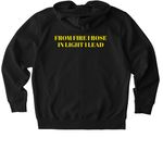 VISIONARY Hoodie, a Black Stanley/Stella Unisex Cultivator 2.0 Zip Up Pullover Hoodie (back-view)
