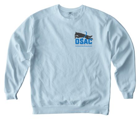 The Monster Cup, a Chambray Comfort Colors Crewneck Sweatshirt