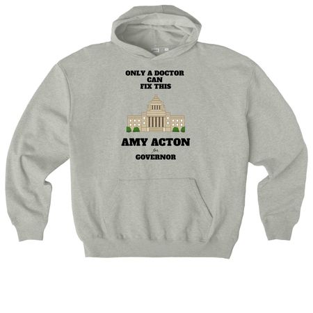 Only a Doctor, a Heather Grey Stanley/Stella Cooper Dry Pullover Hoodie