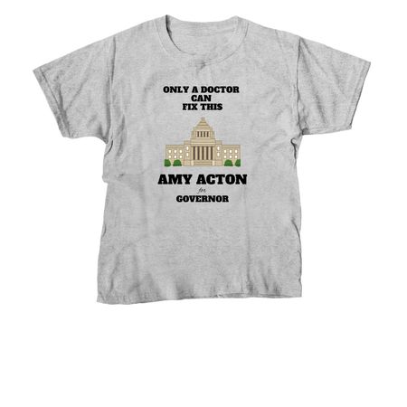 Only a Doctor, a Sport Grey Youth Unisex Tee