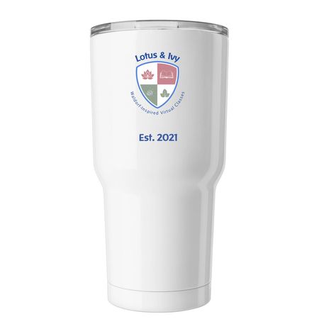 NEW! Lotus & Ivy Merch- Tumbler!, a White Insulated Tumbler