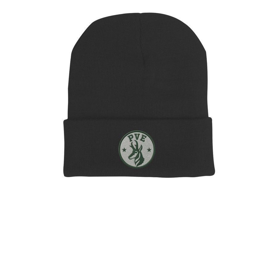 Accessories - Pronghorn Beanies, a Black Printed Cuffed Beanie
