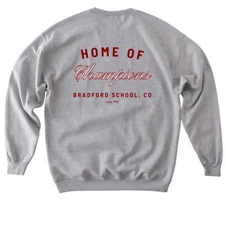 Home of Champions Logo, a Sport Grey Softstyle Crewneck Sweatshirt