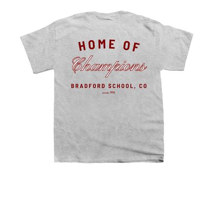 Home of Champions Logo, a Sport Grey Youth Unisex Tee