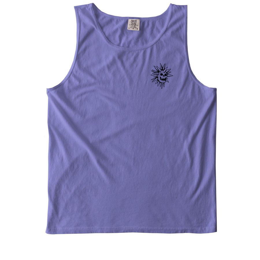 Death Disco Tank, a Violet Comfort Colors Tank Top