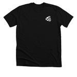 End Mass Incarceration, a Solid Black Blend Premium Unisex Tee (back-view)
