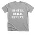 HUSTLE, a Athletic Heather Premium Unisex Tee