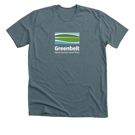 Greenbelt Tees & Sweatshirts, a Heather Slate Premium Unisex Tee