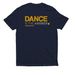 Dance is the Answer by The Wooden Floor, a Night Sky Navy Allmade Eco Triblend Unisex Tee