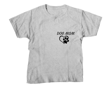THE BEST DOG MOM!, a Sport Grey Youth Unisex Tee
