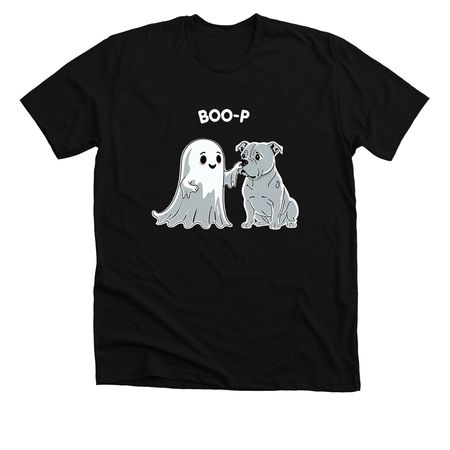 Boo-p, a Solid Black Blend Premium Unisex Tee