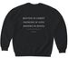 Angaza Ministries&nbsp;, a Black Softstyle Crewneck Sweatshirt (back-view)