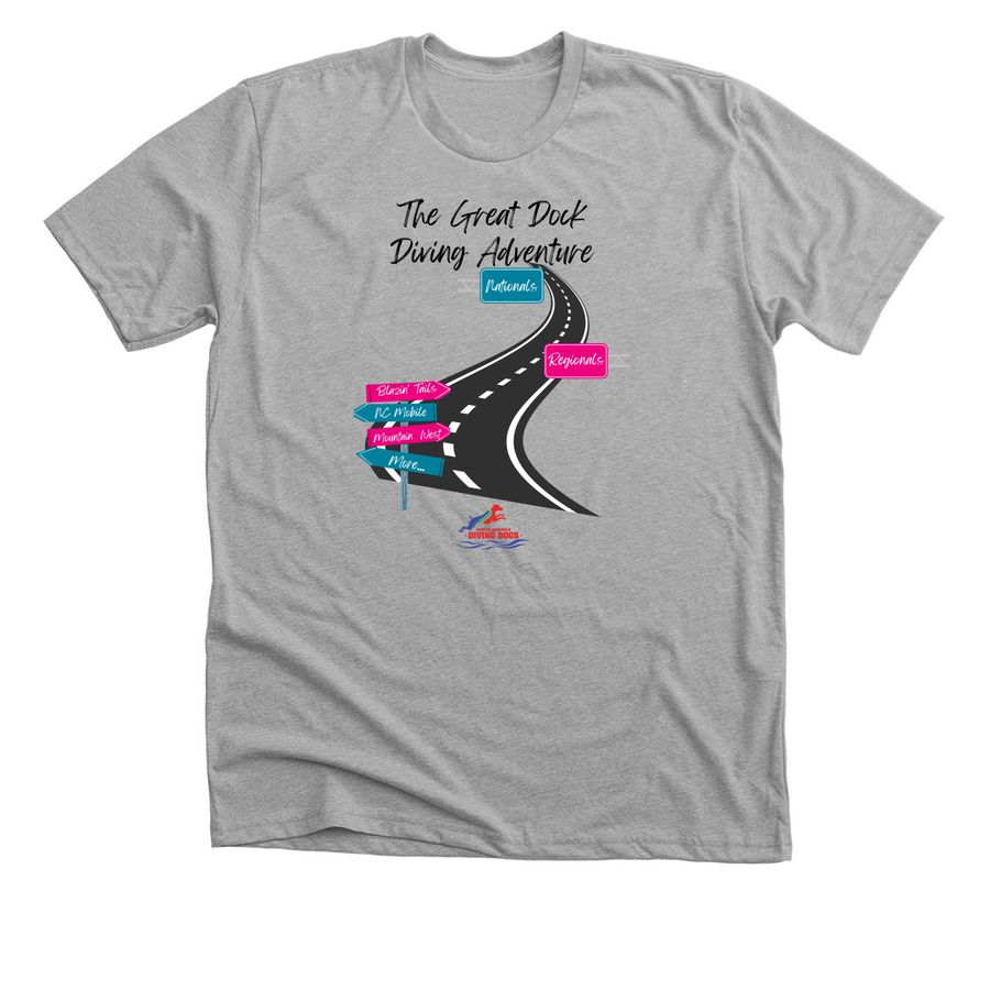 2026 Regionals/Nationals Shirts, a Athletic Heather Premium Unisex Tee