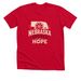 Nebraska Spokes of Hope, a Solid Red Blend Premium Unisex Tee