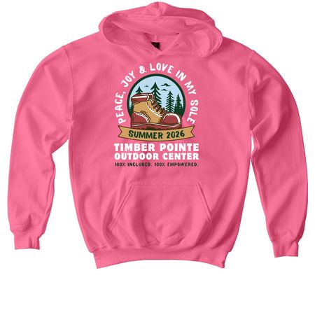 Summer 2026 Shirt- Youth White Font, a Pink Lemonade Softstyle Youth Pullover Hoodie