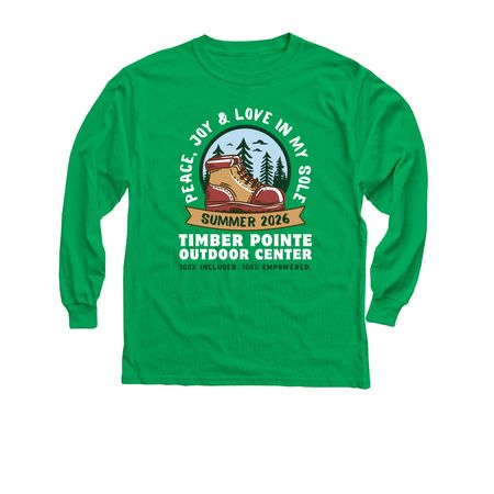 Summer 2026 Shirt- Youth White Font, a Irish Green Youth Long Sleeve Tee