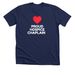 Proud Hospice Chaplain, a Solid Navy Blend Premium Unisex Tee