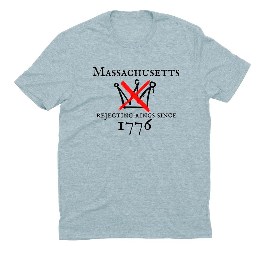 No Kings!, a I Like You Blue Allmade Eco Triblend Unisex Tee