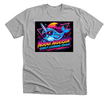 80's Norma Anderson, a Athletic Heather Premium Unisex Tee