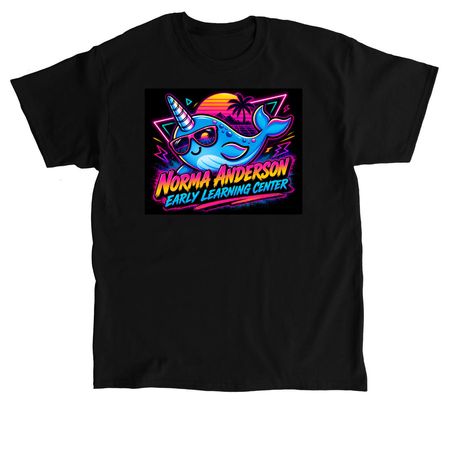 80's Norma Anderson, a Black Classic Unisex Tee