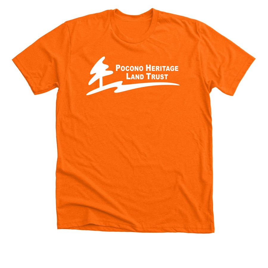 Orange PHLT Logo Shirt, a Neon Orange Premium Unisex Tee
