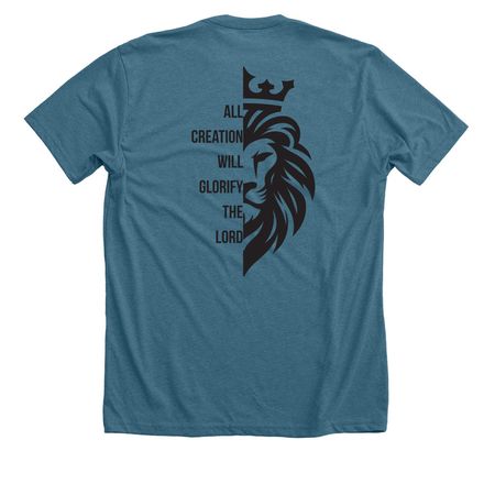 Transformation Shirts 2026, a Heather Deep Teal Premium Unisex Tee (back-view)