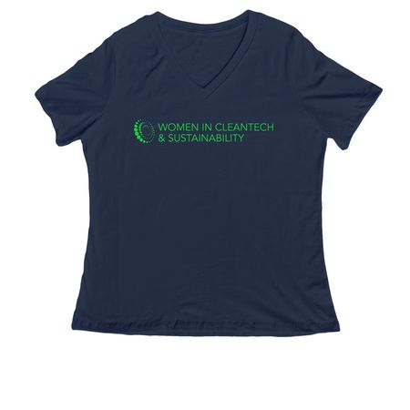 Women's Relaxed V-Neck Tee, a Navy Women's Relaxed V-Neck Tee