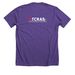 We See With Our Hearts 2, a Heather Team Purple Premium Unisex Tee (back-view)