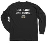 One Band. One Sound., a Black Classic Long Sleeve Tee (back-view)