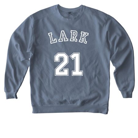 LARK VIP, a Blue Jean Comfort Colors Crewneck Sweatshirt