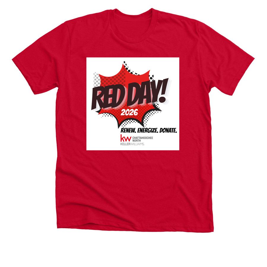 KWCN Red Day! 2026 Tshirts, a Solid Red Blend Premium Unisex Tee