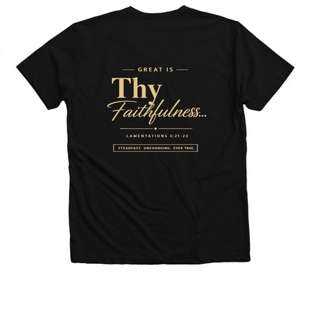 The Peoples Hope, a Solid Black Blend Premium V-Neck Tee (back-view)