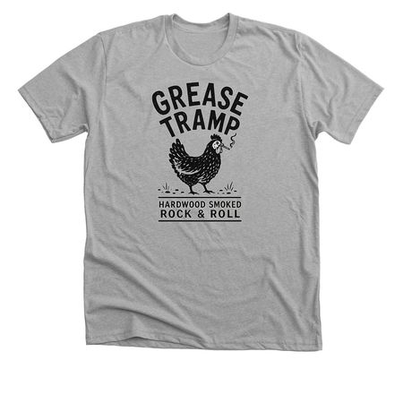 GREASE TRAMP, a Athletic Heather Premium Unisex Tee