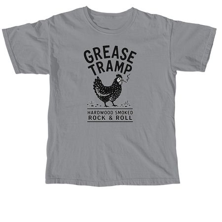 GREASE TRAMP, a Granite Comfort Colors Unisex Tee