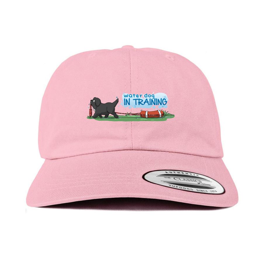Water Dog in Training, a Pink Printed Classic Baseball Cap