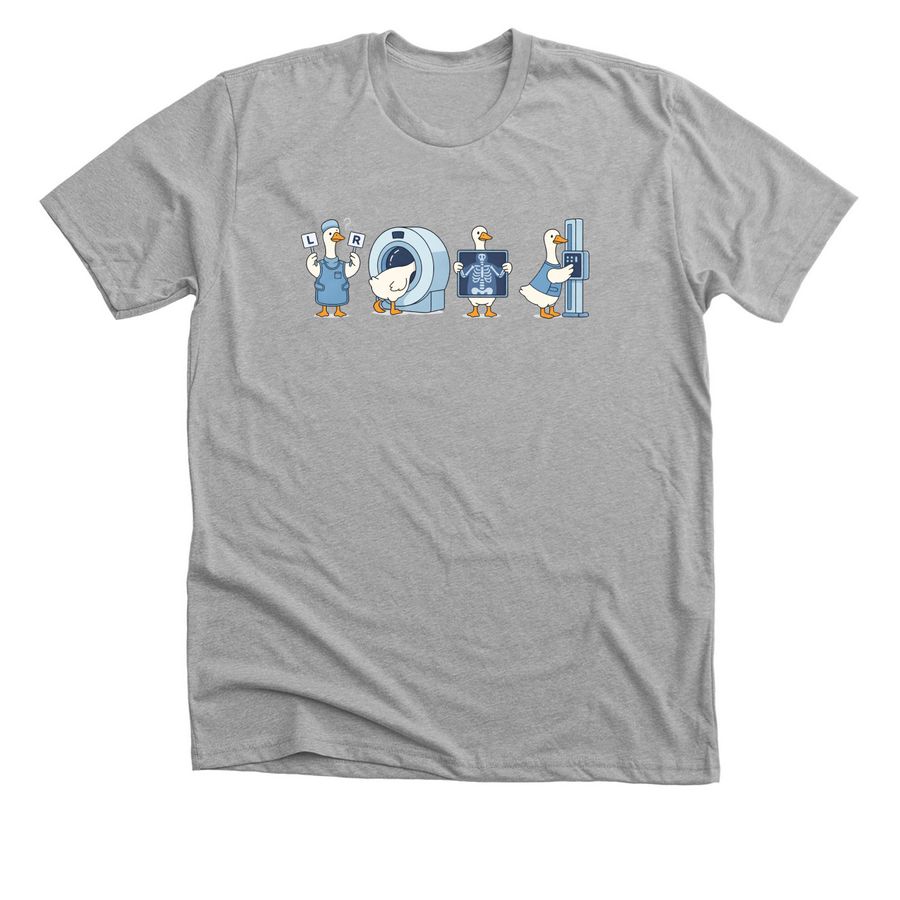 Radiology Duck, a Athletic Heather Premium Unisex Tee