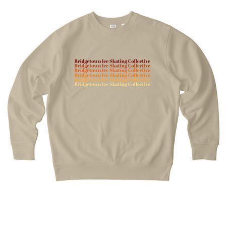 Fall Foliage, a Desert Dust Stanley/Stella Unisex Changer 2.0 Crewneck Sweatshirt