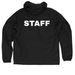 LIMITED EDITION: STOLEN VALOR, a Black Quarter-Zip Windbreaker (back-view)