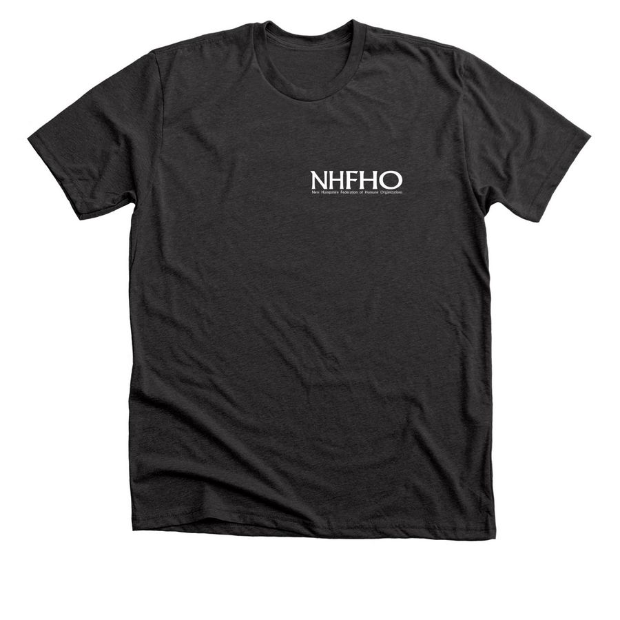 Support the NHFHO, a Dark Grey Heather Premium Unisex Tee