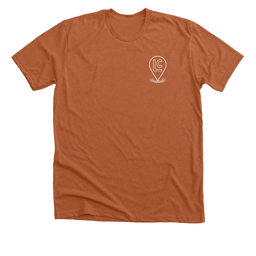 Every Saint Has a Story, a Heather Autumn Premium Unisex Tee