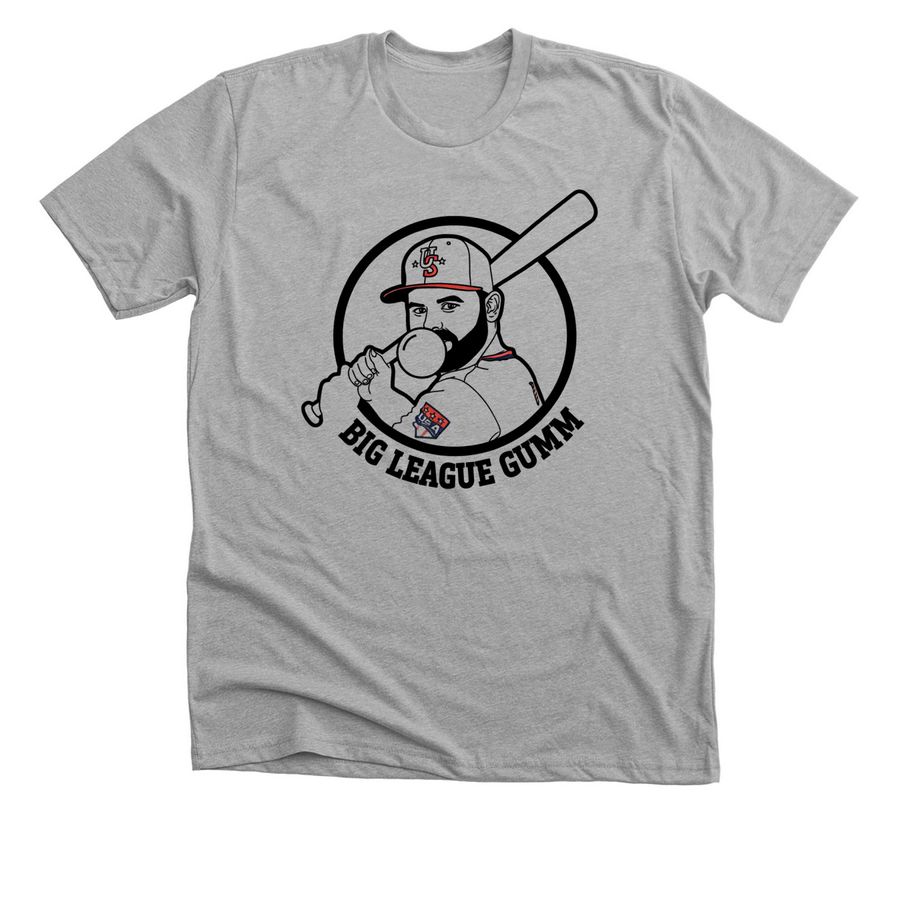 Big League Gumm, a Athletic Heather Premium Unisex Tee