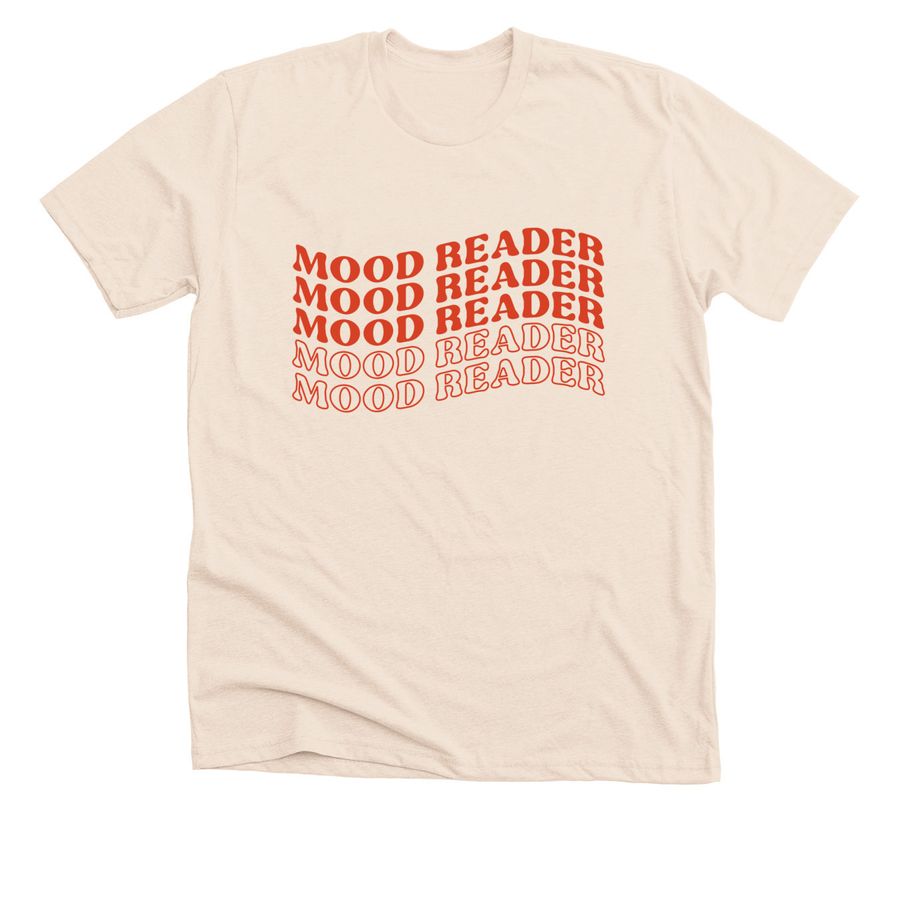 Mood Reader Shirt, a Heather Soft Cream Premium Unisex Tee