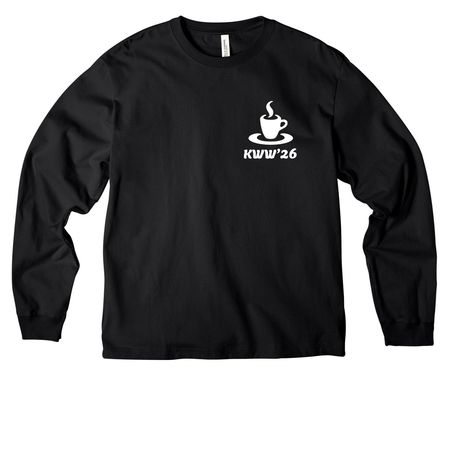 KWW ?26&nbsp;, a Black Unisex Heavyweight Long Sleeve Tee